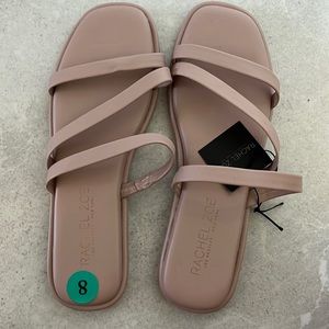 New with tags, not worn.  Rachel Zoe slip on sandal, size 8. Color is pale pink.